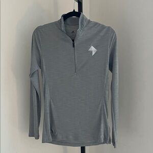 Adidas Light Gray Long Sleeve Top